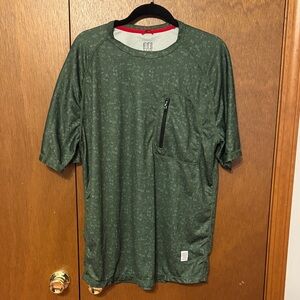 Topo Designs Forest Green Short Sleeve Tee